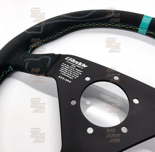 Trust Greddy X Momo Collaboration Steering Wheel - Suede Type